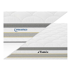 Avis Vente-Unique Ensemble 160 x 200 cm sommier + matelas ressorts ensachés et surmatelas intégré ép.29cm - CANTERBURY de YSMÉE