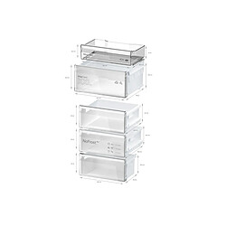 Réfrigérateur combiné 60cm 363l blanc - KGN392WCF - BOSCH pas cher