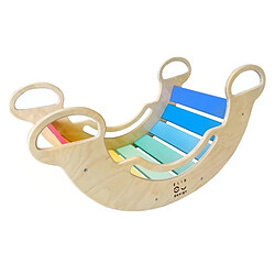 Elis Design Balançoire Montessori 6en1arc-en-ciel