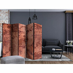 Paris Prix Paravent 5 Volets Red Metal Sheet 172x225cm