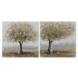 Cadre DKD Home Decor Arbre (50 x 2,5 x 50 cm) (2 Unités)