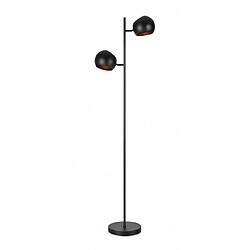 Markslojd Lampadaire EDGAR Noir 2 ampoules