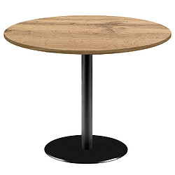 Restootab Table Ø120cm - modèle Rome chêne armor