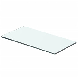 vidaXL Panneau d’étagère Verre transparent 40 x 15 cm 