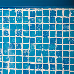 Liner rail d'accroche mosaïque 50/100ème - piscine hors sol gré ronde Ø 550 cm x h.132 cm