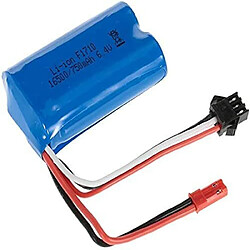 2pcs Batterie Lipo Rechargeable (6.4V 750mAh) pour Voiture pour A959-A A969-A A979-A K929-A RC Truck