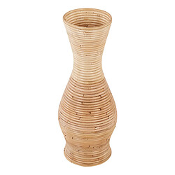 Beliani Rotin Vase décoratif 50 cm Naturel TRINISA