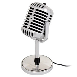 Wewoo Microphone de style classique en plastique de 3,5 mm