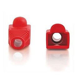 Wewoo Rouge pour RJ45, 500 pcs câble réseau couvre-bouchon