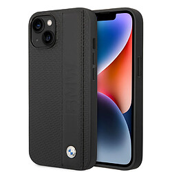 BMW Coque arrière rigide pour iPhone 14 Plus - noir 