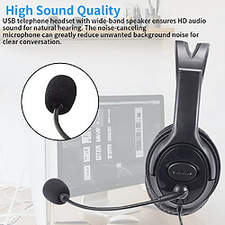 Acheter GUPBOO Casque filaire avec micro casque de jeu sur l'oreille basse musique stéréo prise USB casque pour PC XBOX PS jeux