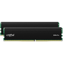 Crucial Mémoire RAM Micron CP2K32G4DFRA32A CL22 64 GB Kit Dual Channel 2 barrettes de RAM DDR4 PC4-25600 - CP2K32G4DFRA32A