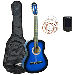 3rd Avenue - Pack de guitare classique pleine grandeur - Blueburst