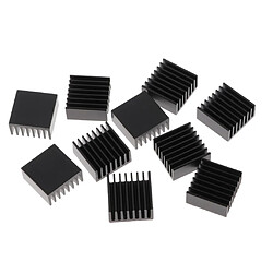 Acheter 10Pieces Aluminium Radiateur Refroidisseur Refroidisseur Radiateur, 20x20x10mm, Aluminium