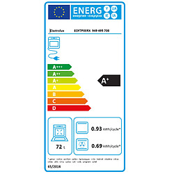 Four intégrable multifonction 72l 60cm a+ pyrolyse - eof7p00rx - ELECTROLUX