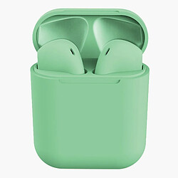 Bluetooth Écouteur 5.0 Hifi Sans Fil Casque Sport Écouteurs Casque Contrôle Tactile Avec Boîtier De Charge Pour Smartphone Vert 