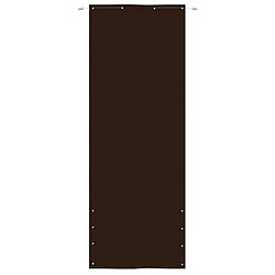 vidaXL Écran de balcon Marron 80x240 cm Tissu Oxford