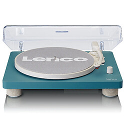 Lenco Platine vinyle avec haut-parleurs intégrés et encodage USB LS-50TQ Turquoise