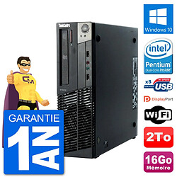 PC Lenovo M92p SFF Intel G630 RAM 16Go Disque Dur 2To Windows 10 Wifi · Occasion 