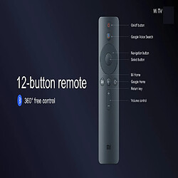 Universal Convient pour Xiaomi Mi TV 4S L55M5 5ARU MI TV 4A 32 Remplacement Bluetooth avec Google Assistant Voice Search | Télécommande pas cher