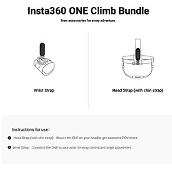 Acheter Wewoo Pack de montée pour les accessoires Insta360 ONE X et ONE