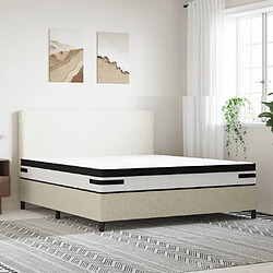 vidaXL Matelas à ressorts ensachés moyen plus 180x200 cm