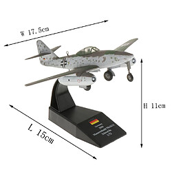 Avis 1:72 modèle 3D WW2 allemand Me-262 attaque avion de chasse modèle d'avion jouets