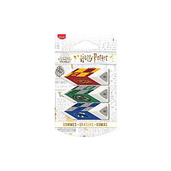 Maped Gomme en plastique Pyramide HARRY POTTER, blister de 3 ()