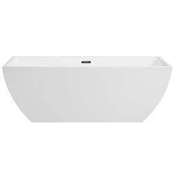 Beliani Baignoire îlot blanche 170 x 80 cm CABRUNA pas cher