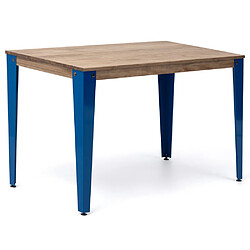 Ds Meubles Table Salle a Manger Lunds 140x80 AZ-EV Table Salle a Manger Lunds 140x80x75cm Bleu-Vieilli Box Furniture