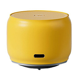 Yonis Enceinte Bluetooth Mini Bass Puissante 5W Mini Enceinte Bluetooth 5.0 Super Bass Autonomie 4H Son Haute-Fidélité Jaune YONIS