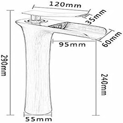 Acheter Robinet Lavabo, Bec de Cascade Robinet Salle de Bain