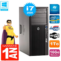 PC HP WorkStation Z210 Tour Core i7-2600 RAM 16Go 1To Graveur DVD Wifi W7 · Occasion 