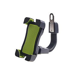 Wewoo Pour 3.5-6.5 pouces Téléphone Mobile vert Universel 360 Degrés Rotation Libre ABS Support de de Moto Mountain Bike de Navigation GPS / Titulaire