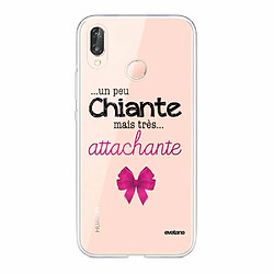 Evetane Coque Huawei P20 Lite Un peu chiante tres attachante souple silicone transparente