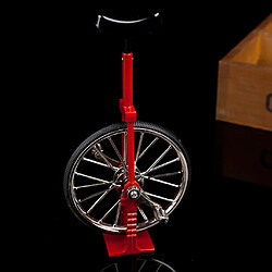 1:10 échelle alliage moulé sous pression monocycle modèle réplique vélo jouet rouge