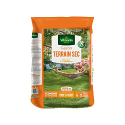 VILMORIN Semences de gazon rustique pour terrain sec - 10 kg 