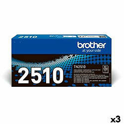 Toner original Brother HLL2400DW HLL2445DW DCPL2620DW DCPL2627DWXL DCPL26 Noir (3 Unités)