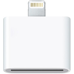 Wewoo Adaptateur blanc pour iPhone 6 & 6 Plus, 5 / 5S / 5C, iPad mini / mini 2 Retina, iPod touch 5, 4, Nano 7 Lightning à 30pin adaptateur,