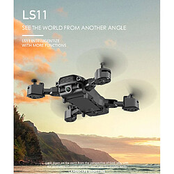 Universal LS11 télécommandé drone 4K quadcopter avec caméra HD 1080P FPV inutile pliage pliage altitude professionnelle vol 18 minutes quadcopter jouet(Le noir) 