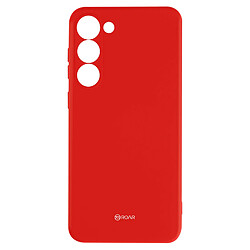 Coque pour Samsung S23 Plus Silicone Finition mate Roar Colorful Jelly Rouge