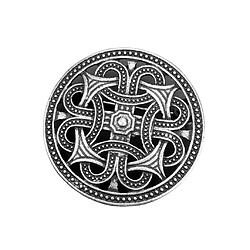 Symbole Norvégien Du Bouclier Viking Médiéval Broche Ovale Châle Châle Chandail Broche 1 pas cher