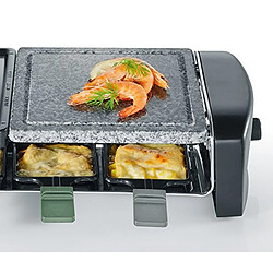 SEVERIN RG 9645 - Raclette/Grill/pierre à griller - 1400 W - Noir