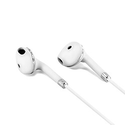 MOOOV Ecouteurs intra auriculaire Lightning MFI 1,2 m - blancs