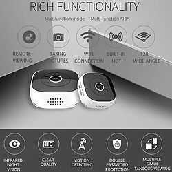 Acheter Yonis Mini Camera HD 720P 120° WiFi Night Vision