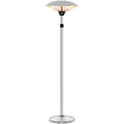 TROTEC Parasol chauffant design IRS 2020 de 2000 watts en aluminium et inox