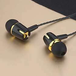 GUPBOO Écouteurs filaires électrolytiques écouteurs intra-auriculaires stéréo avec microphone casque d'appel téléphonique pour Android Ios ONLENY 3.5mm