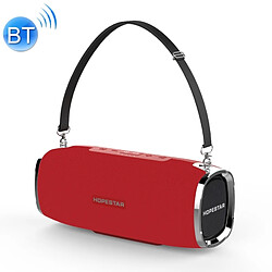 Wewoo Enceinte Bluetooth étanche rouge Mini Portable Sans Fil Haut-Parleur, Micro Intégré, Soutien AUX / Main Appel Gratuit / FM / TF 