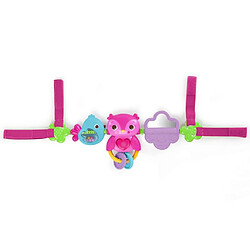 Bright Starts Barre de jouets musicale "Busy Birdies" rose