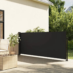 vidaXL Auvent latéral rétractable noir 120x500 cm 